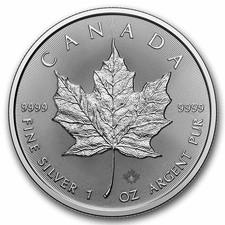 Silbermünze 1 oz  Maple Leaf