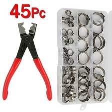 45 tlg 1 Ohr Schlauchschellen