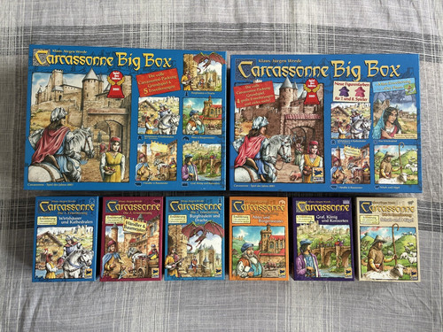 Carcassonne leere kartons 2x - leere,