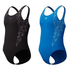 Speedo Badeanzug Schwimmanzug einteiler Hyperboom Splice Muscleback Mädchen