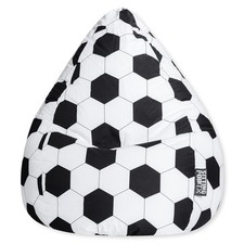 Sitzsack - schwarz-weiß -