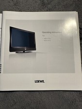 Bedienungsanleitung LOEWE TV Xelos 37 SL / 32 SL
