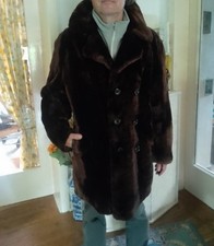 Echter Biberpelz Mantel