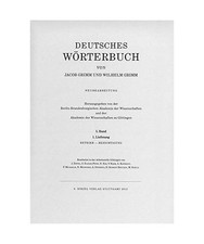 Grimm, Dt. Wörterbuch