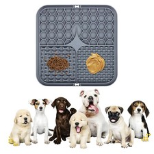 1-2er Set Schleckmatten Futtermatten Hunde Katzen Leckmatten Saugnäpfen 20x20 cm