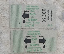 alte Fahrkarte Fahrschein