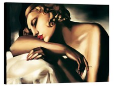 Tamara De Lempicka The sleeper  Kunst art il dormiente artwork A5LT5