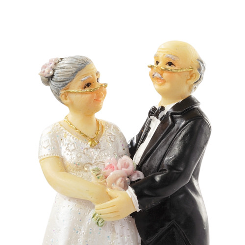 Senioren hochzeit dekofigur - senioren,