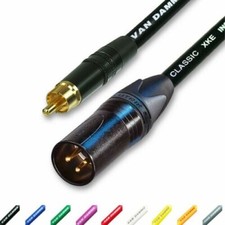 Gold Rca Zu Stecker XLR Audio