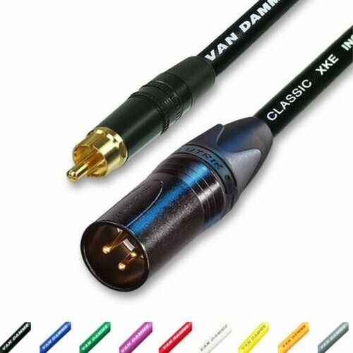 Gold rca stecker xlr - gold, audio