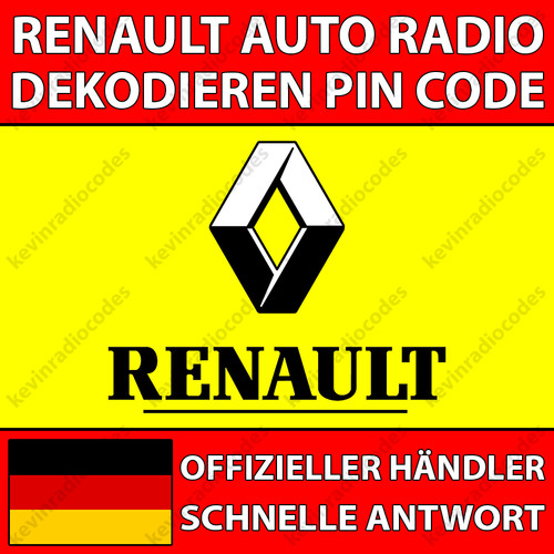 Renault radio dekodieren - ✅renault,