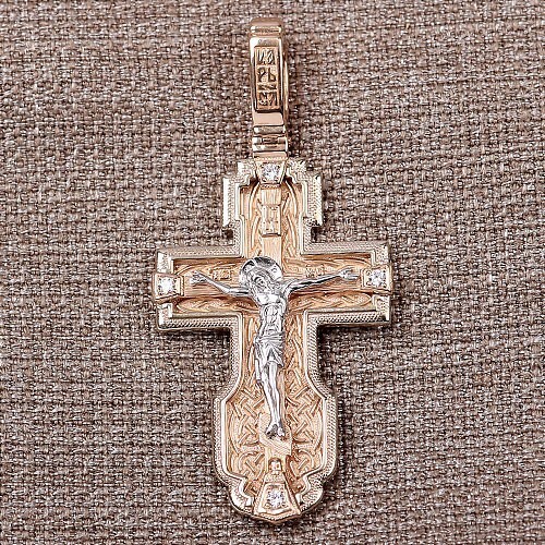 Orthodoxes kreuz rose - orthodoxes,