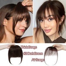 100% Echthaar 3D Air Bangs