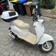 Motorroller Nova Motors Retro Star, Weiß, sehr gepflegt, 2400km, 45 km/h