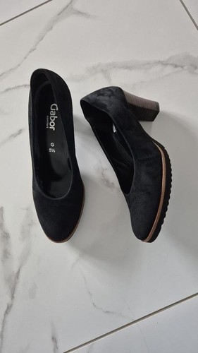 Women gabor heels - black, suede