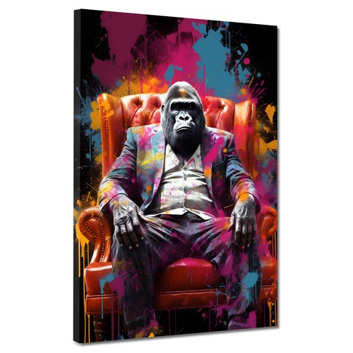 Gorilla anzug tier pop art - gorilla,