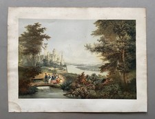 Thunersee lithographie von - thunersee,,