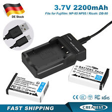 2x NP-95 NP95 AKKU+Ladegerät