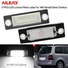 Led license plate lighting for