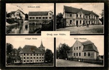 AK GRUSS AUS SCHLESIEN ALTÖLS BUNZLAU BZ. LIEGNITZ GASTHAUS ZUR POST 4 BILD 1913