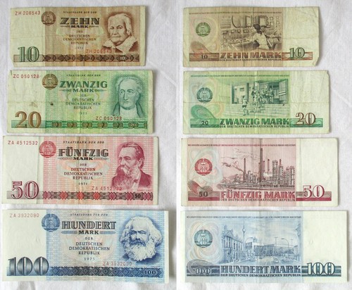 Banknoten bis 100 mark ddr - 100,