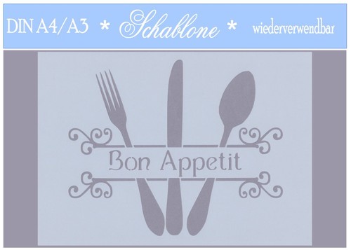 Schablone-Vintage-Shabby-A4-A3