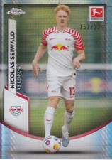 Nicolas Seiwald Nr. 157 Leipzig Bundesliga Fußball Prism Refractors Karte 60