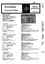Service Manual-Anleitung für Telefunken Atlanta de Luxe 101 