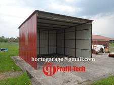 Fertighalle Abstellplatz Blechgarage Halle Werkstatt Geräteraum Metallgarage*