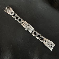 Chrome Hearts Style Watch Strap, Watch Bracelet Vintage Floral Cross Watch Band