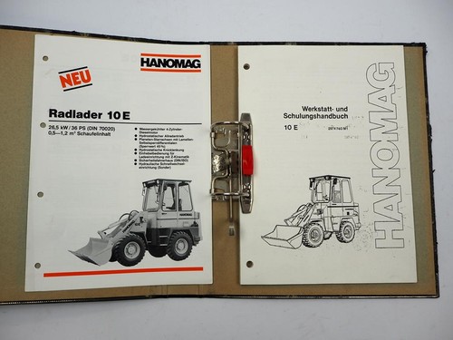 Hanomag 10e radlader schulung - hanomag,