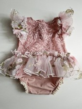 Neugeborenen Newborn Baby Fotoshooting Outfit Kleid Body Selbstgeschneidert 