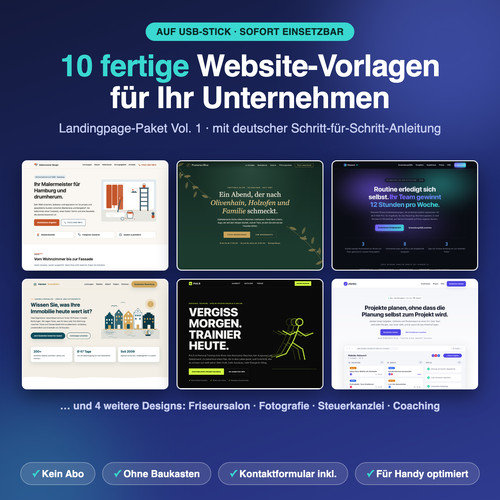 Fertige homepage vorlagen - 10,