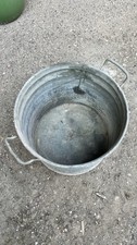 40L Antiker Zink Topf ohne