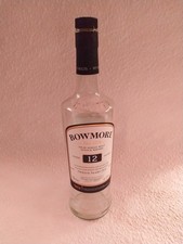 Bowmore Whisky 0,7 - Leere Flasche - Decko - DIY - Dekoration