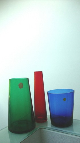 Selten rote vase - 1,