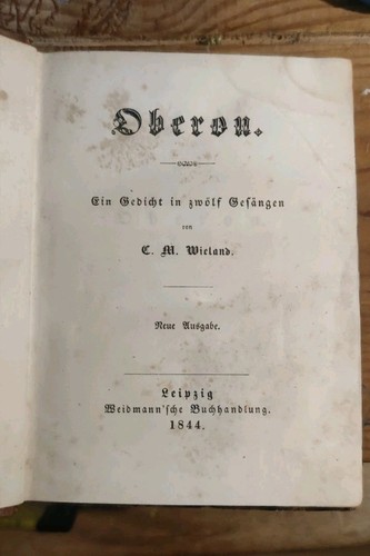 Wieland oberon - wieland:, (1844)