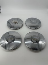 4x Original Audi Radkappen 15 cm Chrom – gebraucht