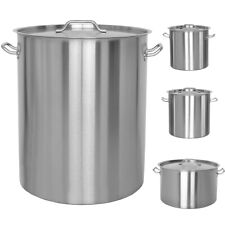 Kochtopf Topf Suppentopf Induktion mit Deckel XXL Gastronomie Edelstahl Beeketal