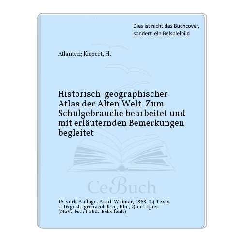 Atlanten kiepert h - atlanten;, kiepert,