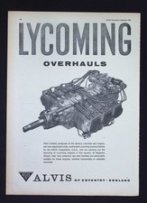 Original 1964 Werbung Alvis