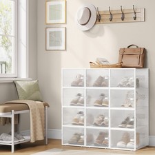 Schuhboxen stapelbar 18er - schuhboxen, 8/12/18er