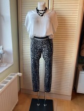 Tolle Hose von CAMBIO Modell Ranee schwarz Leoprint Gr. 34