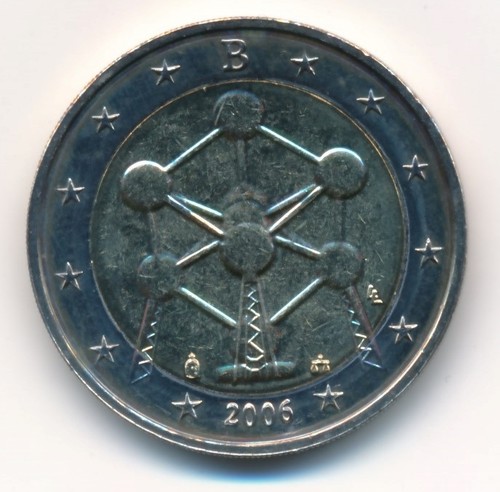 Belgien euro - 2, €