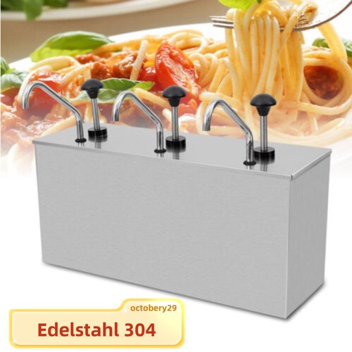 3x4 liter edelstahl pump - 3x4,