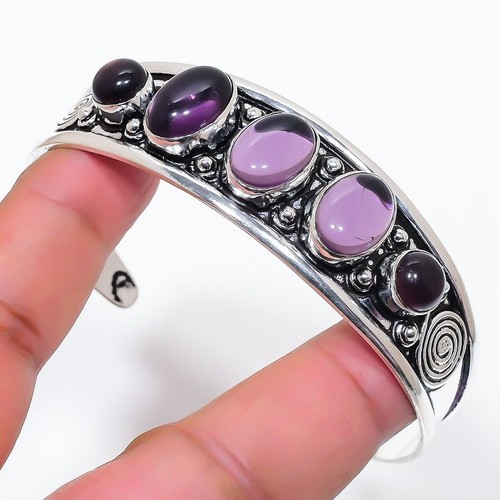 Lila amethyst edelstein - lila, 925
