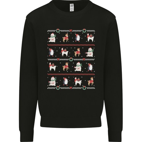 Weihnachten pinguin lama - pinguin,