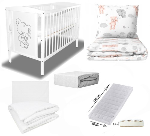 Babybett gitterbett weiß - babybett,