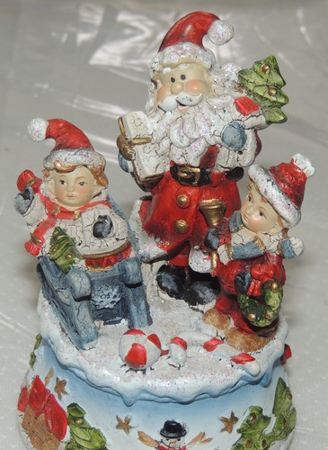 Spieluhr weihnachtsmann elfen - spieluhr,