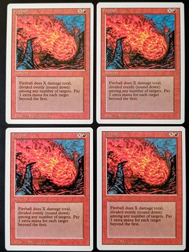Mtg fireball revised - -,